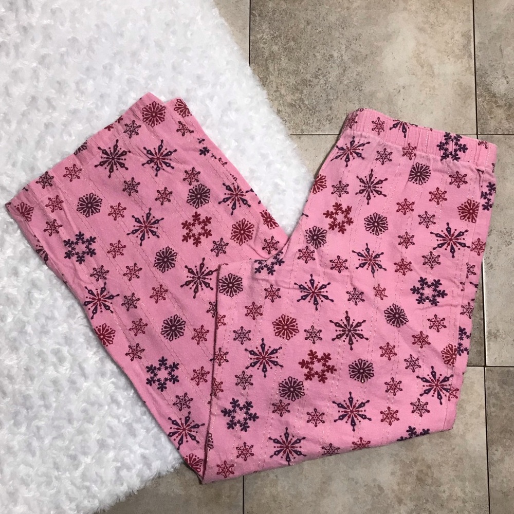 Secret Treasures Flannel pink Snowflake